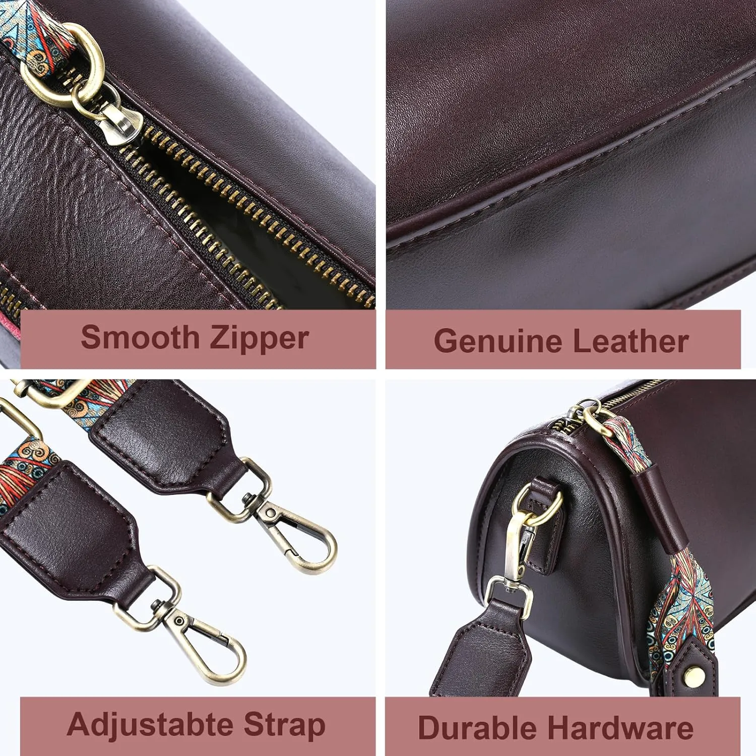 Yonami Genuine Leather Crossbody Bags for Women - Crossbody Bags for Women Trendy - leather Small Purses for Women