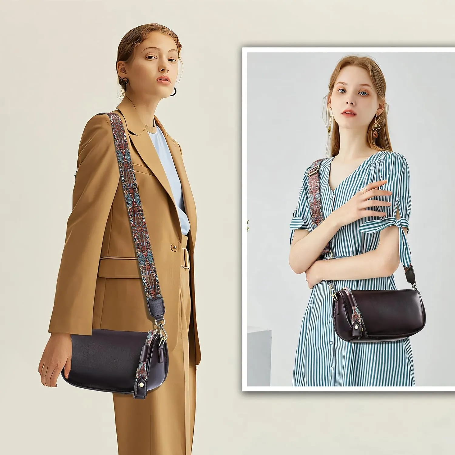 Yonami Genuine Leather Crossbody Bags for Women - Crossbody Bags for Women Trendy - leather Small Purses for Women