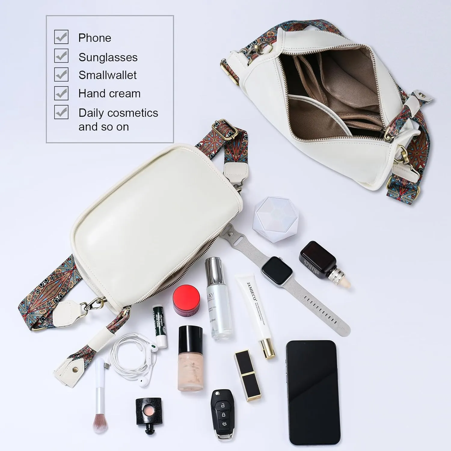 Yonami Genuine Leather Crossbody Bags for Women - Crossbody Bags for Women Trendy - leather Small Purses for Women