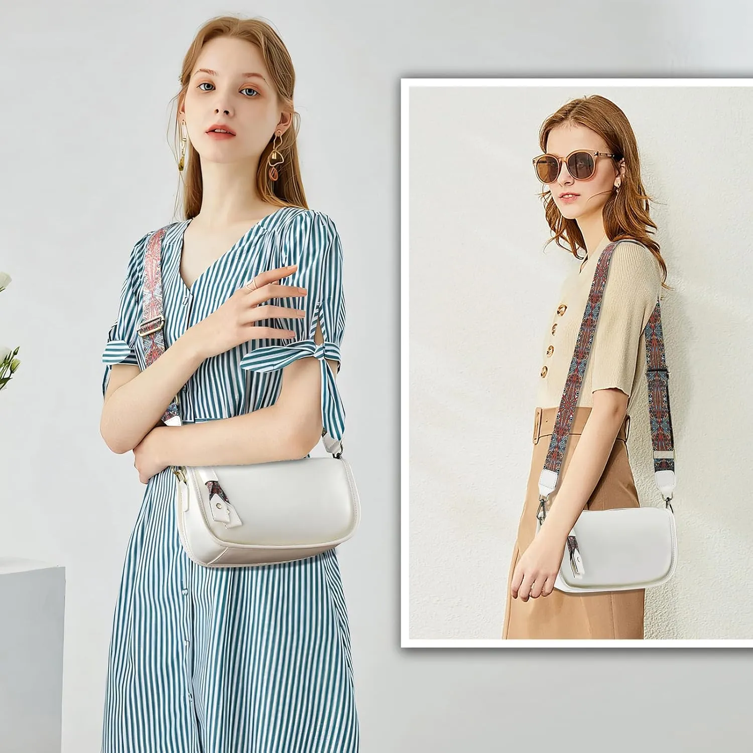Yonami Genuine Leather Crossbody Bags for Women - Crossbody Bags for Women Trendy - leather Small Purses for Women
