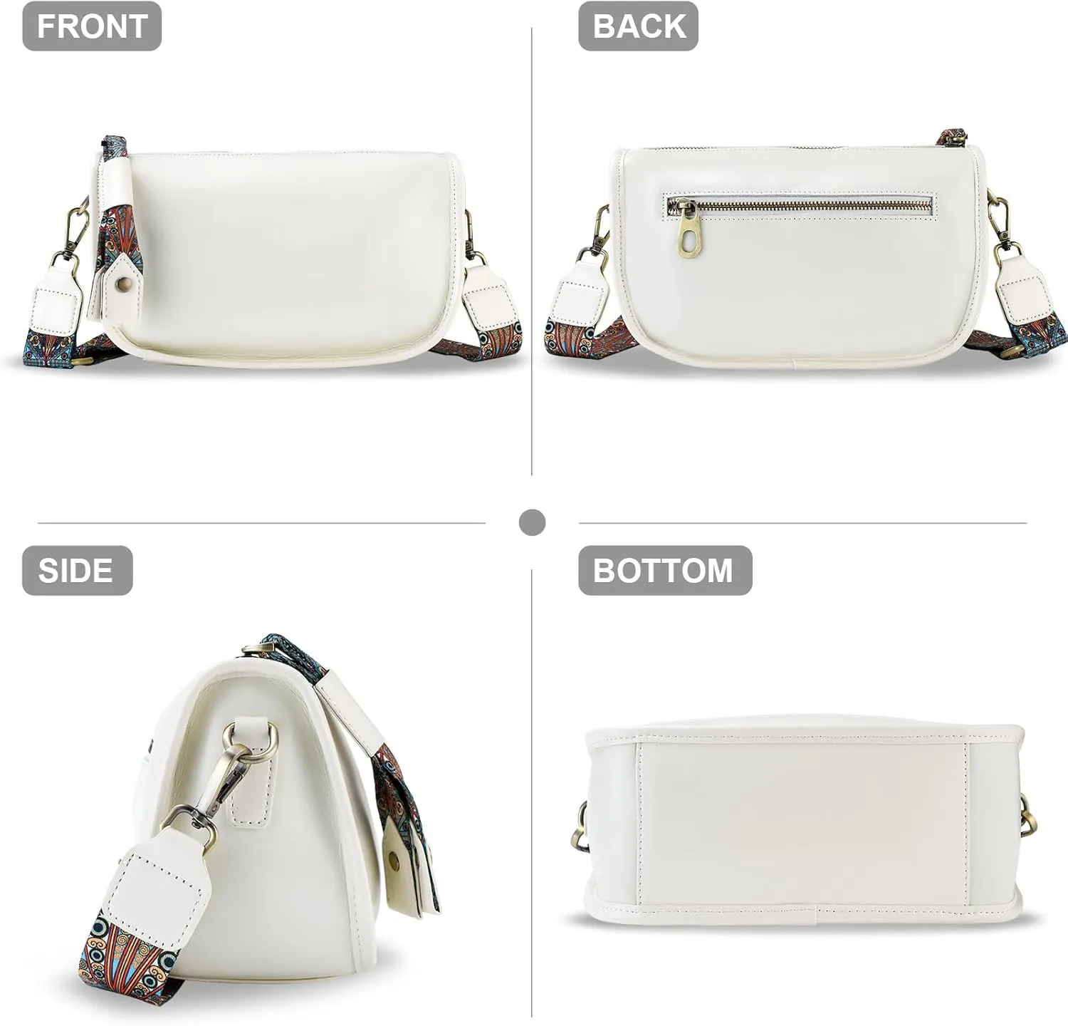 Yonami Genuine Leather Crossbody Bags for Women - Crossbody Bags for Women Trendy - leather Small Purses for Women