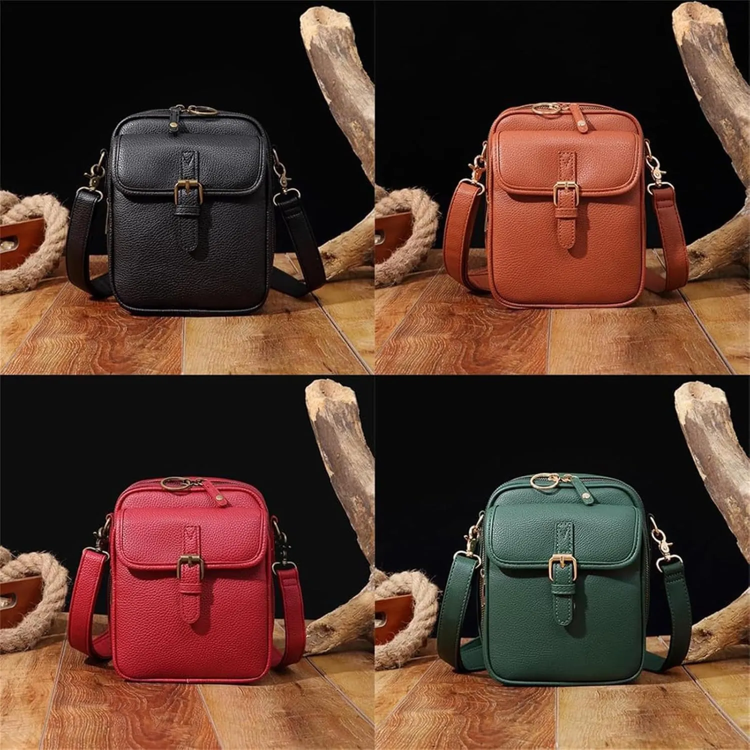 Zealburst Crossbody Leather Bag, Collaborateam Urvashi Tojoyride Collaboration Shoulder Bags for Women Travel