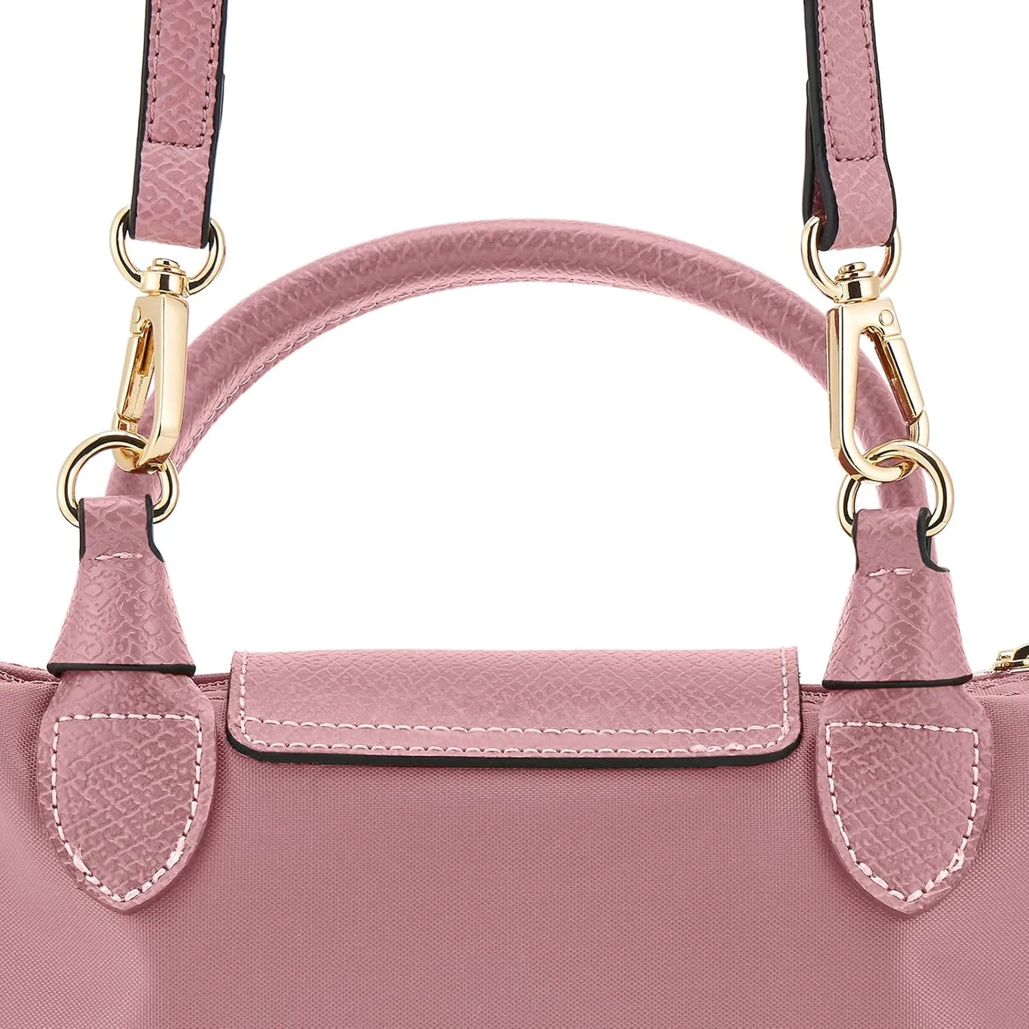 ZOOEASS Leather Purse Strap Replacement Bag Straps for Longchamp Handbags Women Leather Crossbody Shoulder Strap Adjustable
