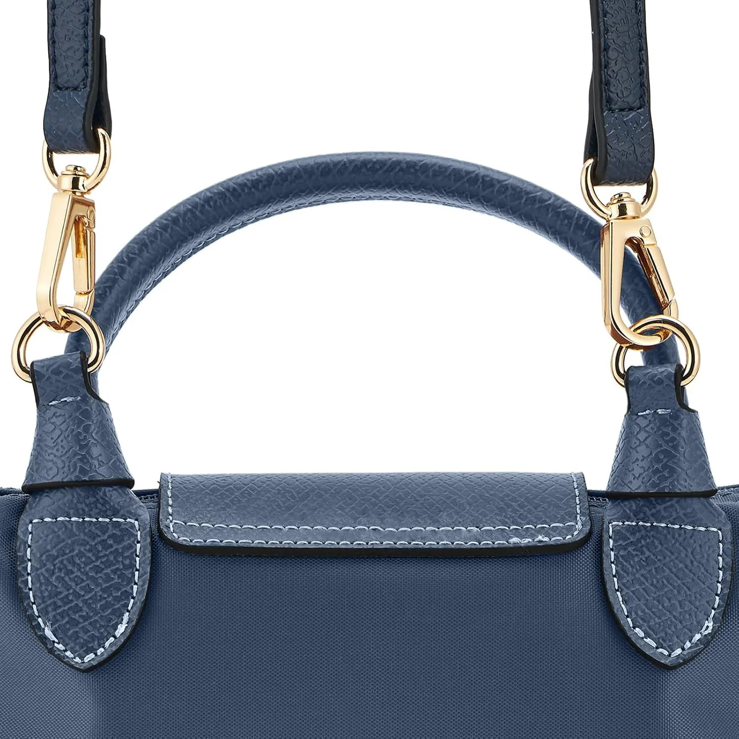 ZOOEASS Leather Purse Strap Replacement Bag Straps for Longchamp Handbags Women Leather Crossbody Shoulder Strap Adjustable