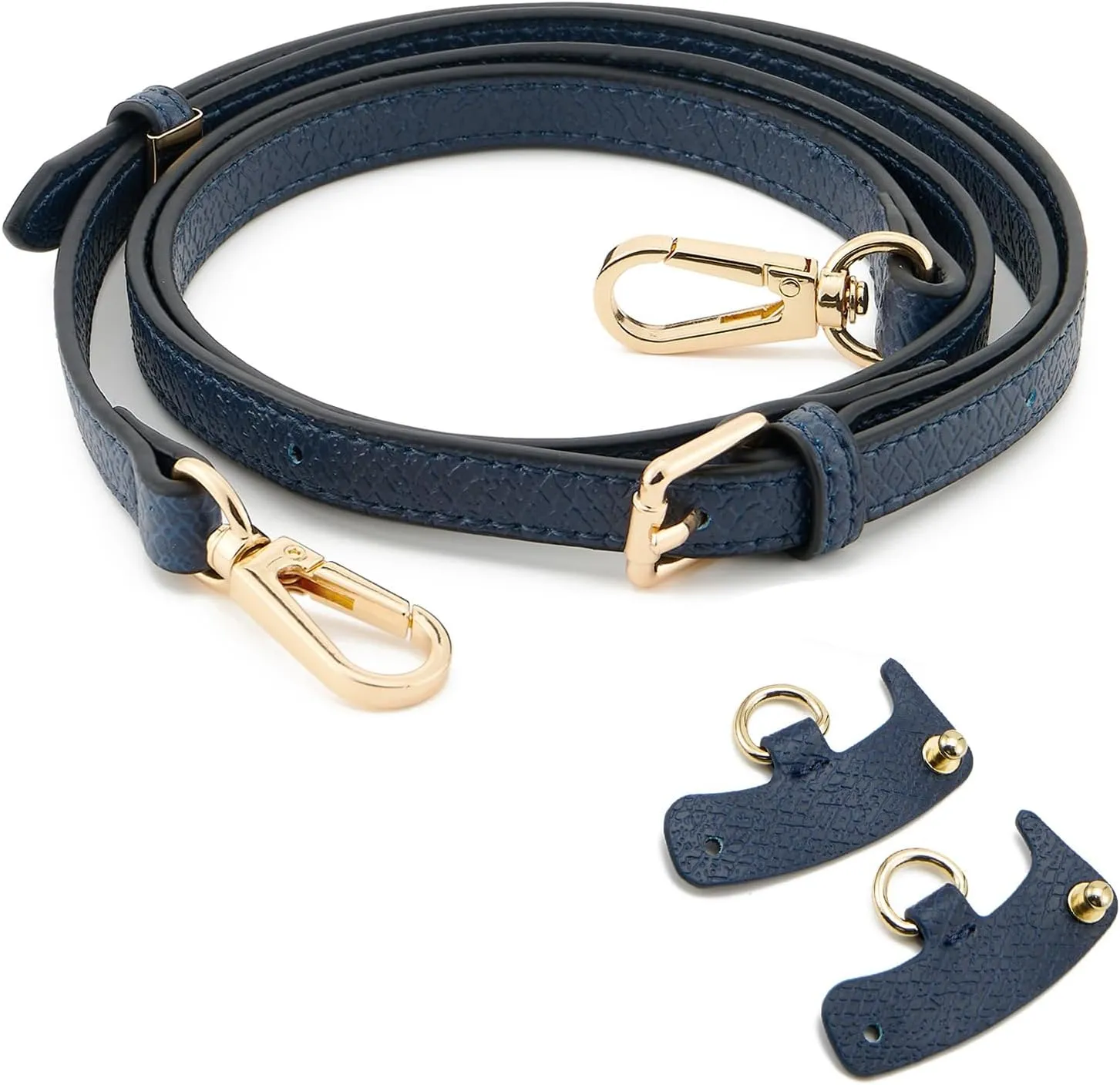 ZOOEASS Leather Purse Strap Replacement Bag Straps for Longchamp Handbags Women Leather Crossbody Shoulder Strap Adjustable