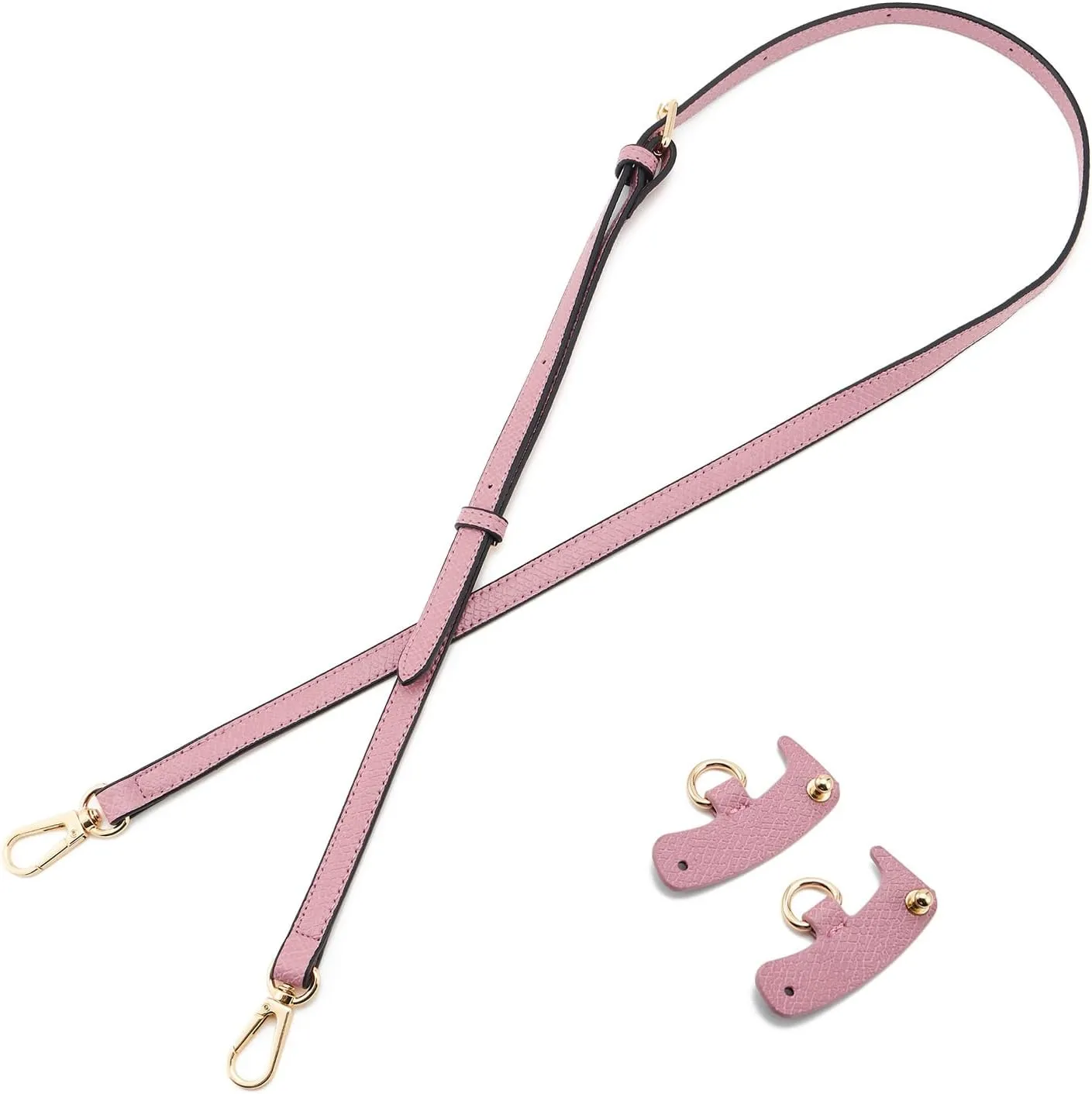 ZOOEASS Leather Purse Strap Replacement Bag Straps for Longchamp Handbags Women Leather Crossbody Shoulder Strap Adjustable