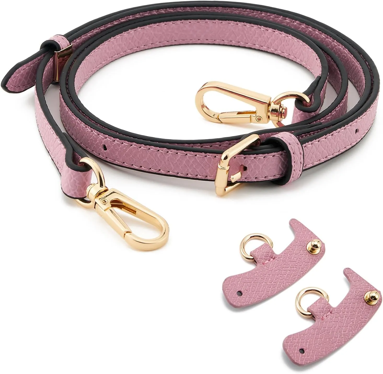 ZOOEASS Leather Purse Strap Replacement Bag Straps for Longchamp Handbags Women Leather Crossbody Shoulder Strap Adjustable