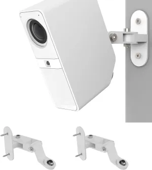 Zwolf Metal Wall Mount Compatible with SimpliSafe Smart Alarm Wireless Indoor Security Camera, 360 Degree Adjustable Upright from The Ceiling or Wall for SimpliSafe Indoor Camera